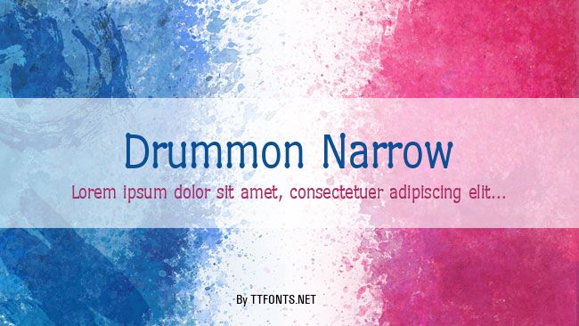 Drummon Narrow example